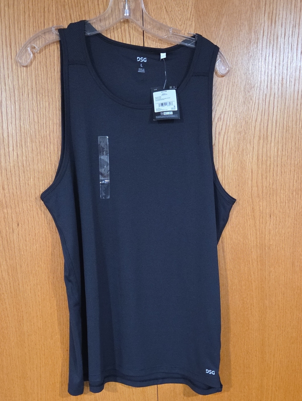 DSG Black Men's Athletic Tank Top